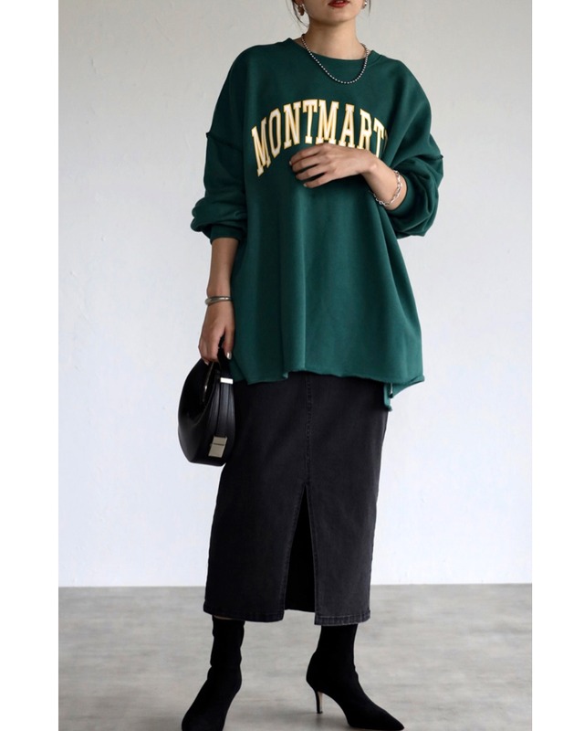 裏起毛ビッグロゴスウェット