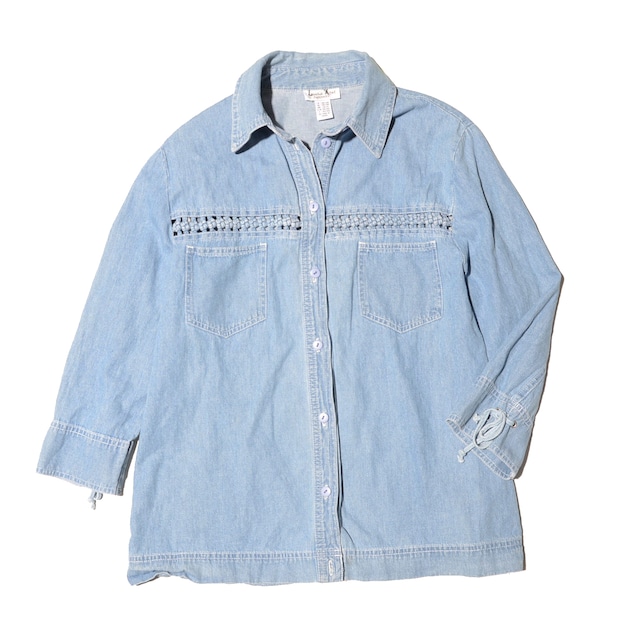 90's eu vintage (laura kent)  denim shirt