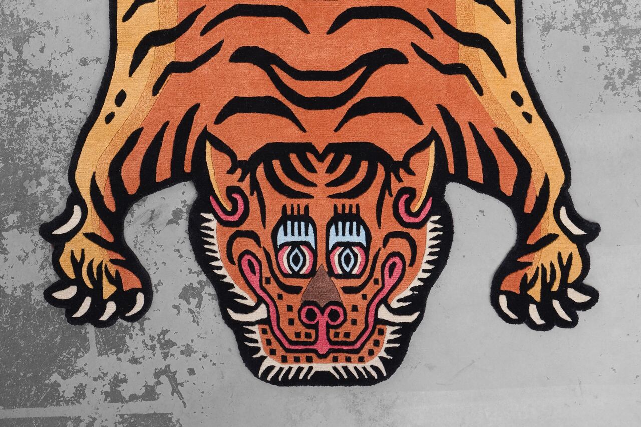 Tibetan Tiger Rug 《Lサイズ•ウール・オリジナル3・クラシックカラー
