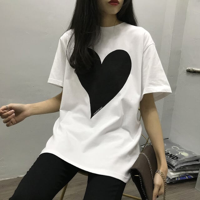 ホワイト ハートデザイン シャツ サイズ40おまとめ品