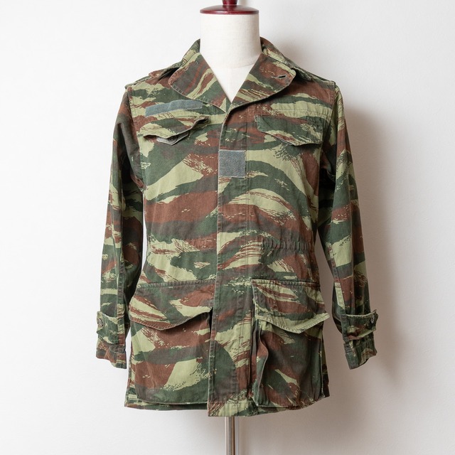 【1970s】French Army M-47 Field Jacket HBT "LIZARD CAMOUFLAGE"  実物 フランス軍 フィールドジャケット リザードカモ 希少 レア No.684