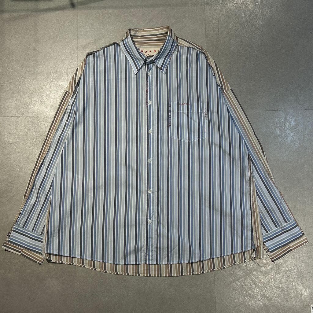THE ROW ザロウ kiki silk and linen shirt シャツ SIZE M 【中目黒R10