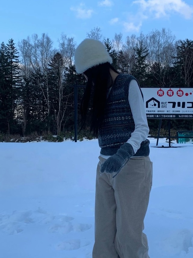 (予約) JINSIM / Hayley vest 2color