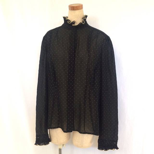 Sheer Dot Blouse