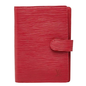 ルイ ヴィトン エピ アジェンダPM 6穴式 手帳カバー R20057 カスティリアンレッド レザー レディース LOUIS VUITTON 中古