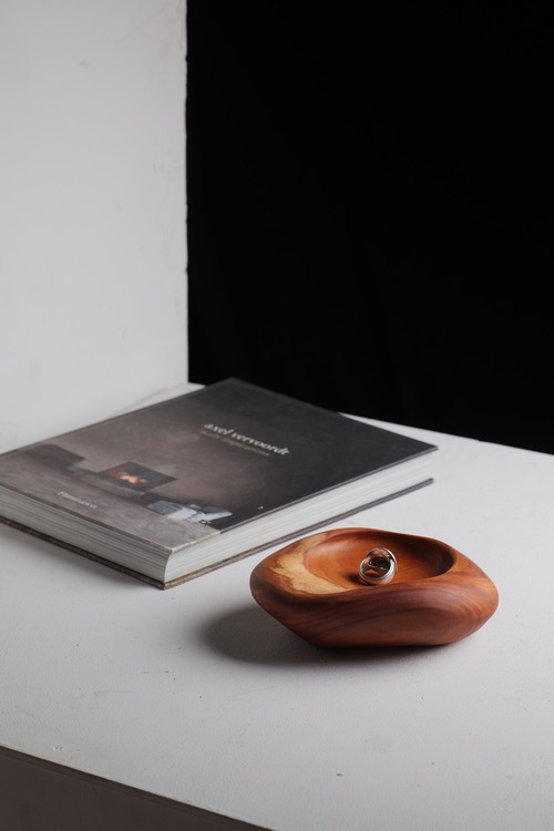 木の石プレート  “wood stone plate”M