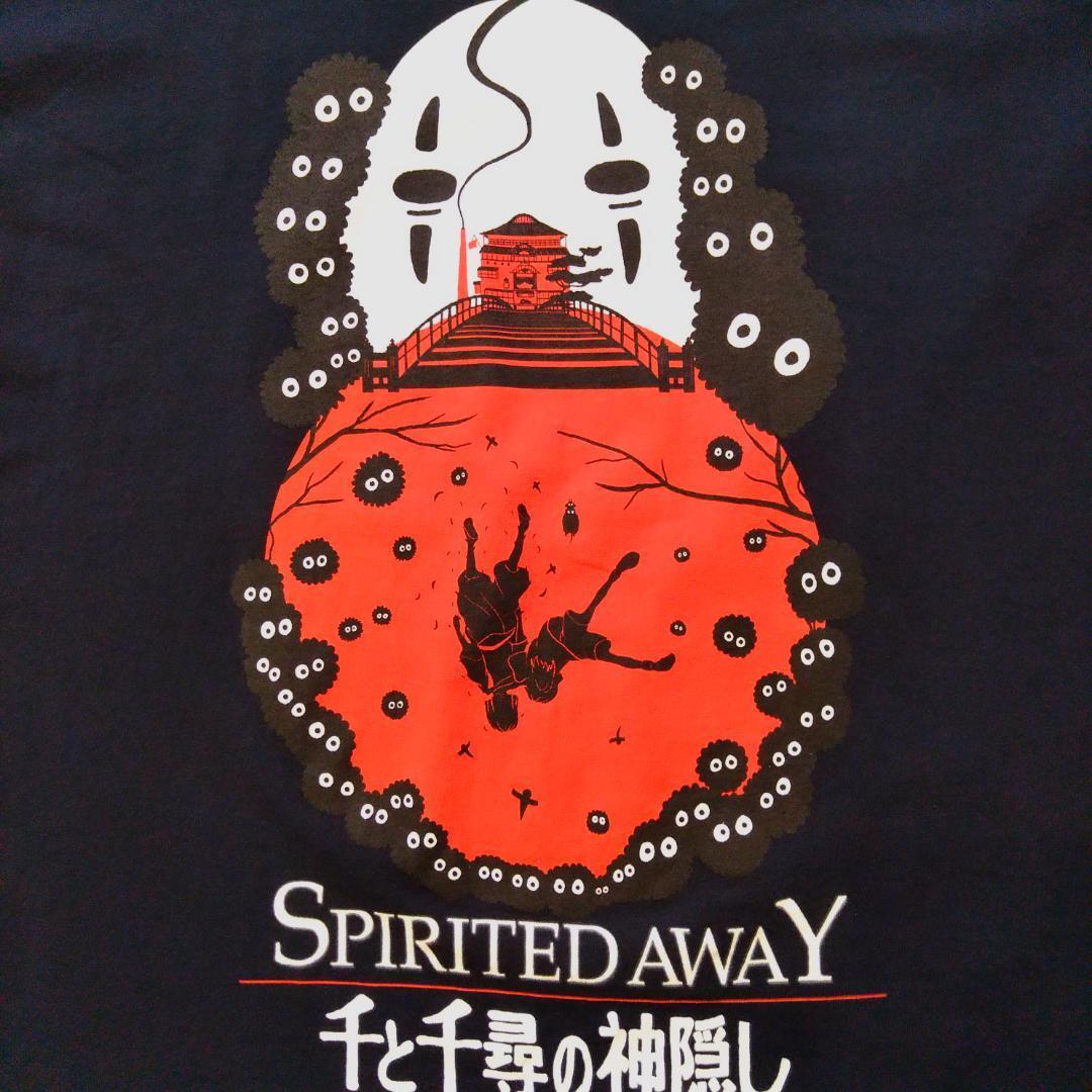 古着 千と千尋の神隠し Tシャツ XL 黒 カオナシ アニメT ジブリ 公式