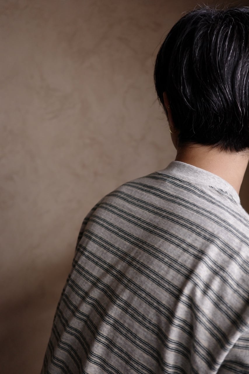 ENDS and MEANS / Horizontal Striped L/S Tee | iremono