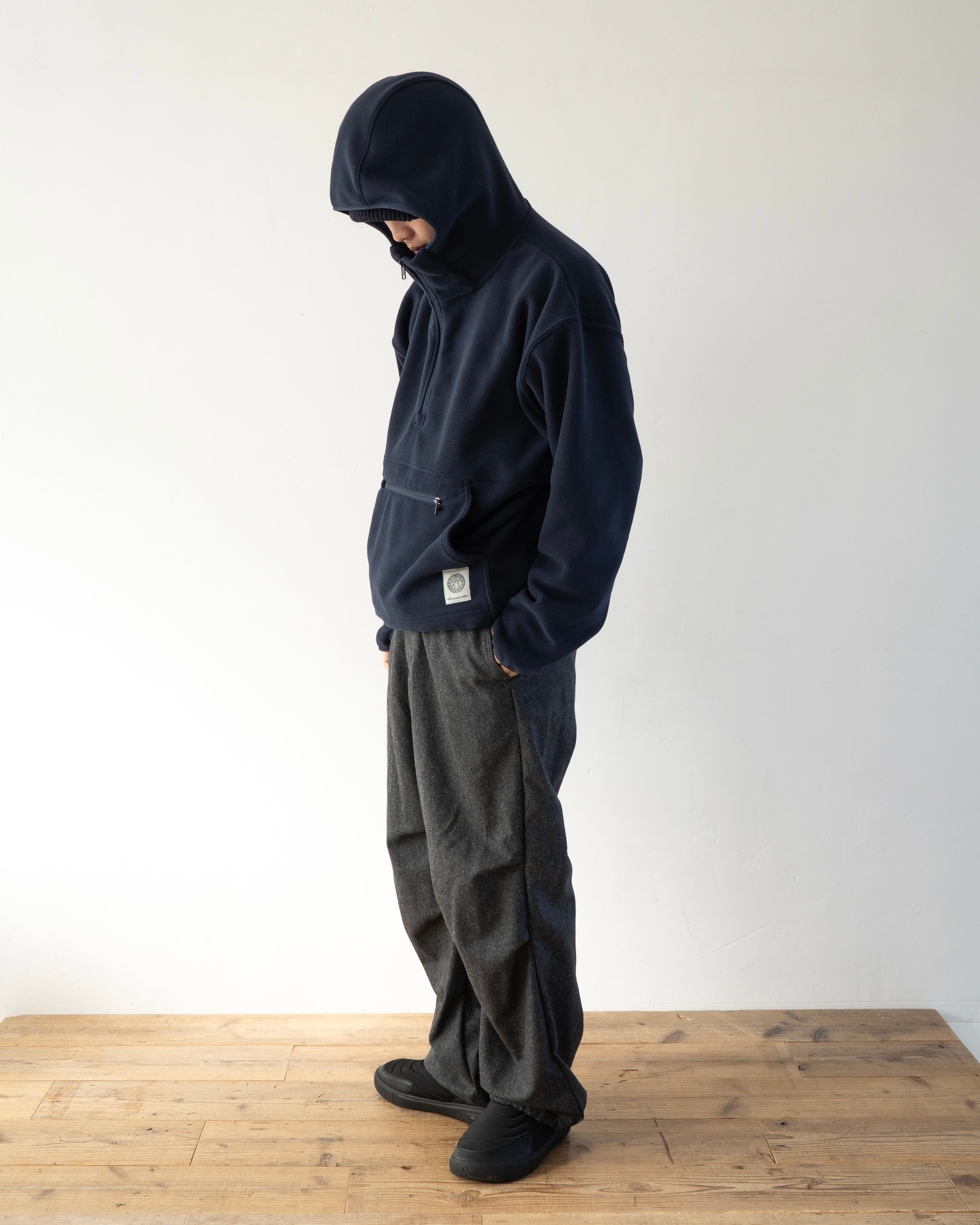 FLEECE ANORAK NAVY