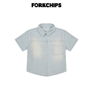 [FORKCHIPS] 스카이데님셔츠 (JS/JM/JL/JXL) / [포크칩스] 스카이데님셔츠 (JS/JM/JL/JXL)