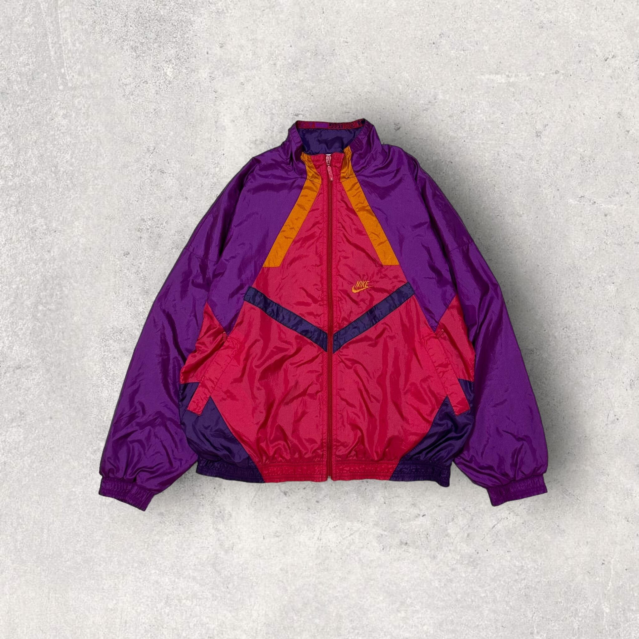 銀タグ"90's NIKE" nylon jacket