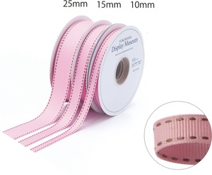 ステッチリボン１０ミリ　ＰＵ　パープル系　MRK-0010PU　4961823731761　リボン > 定番リボン