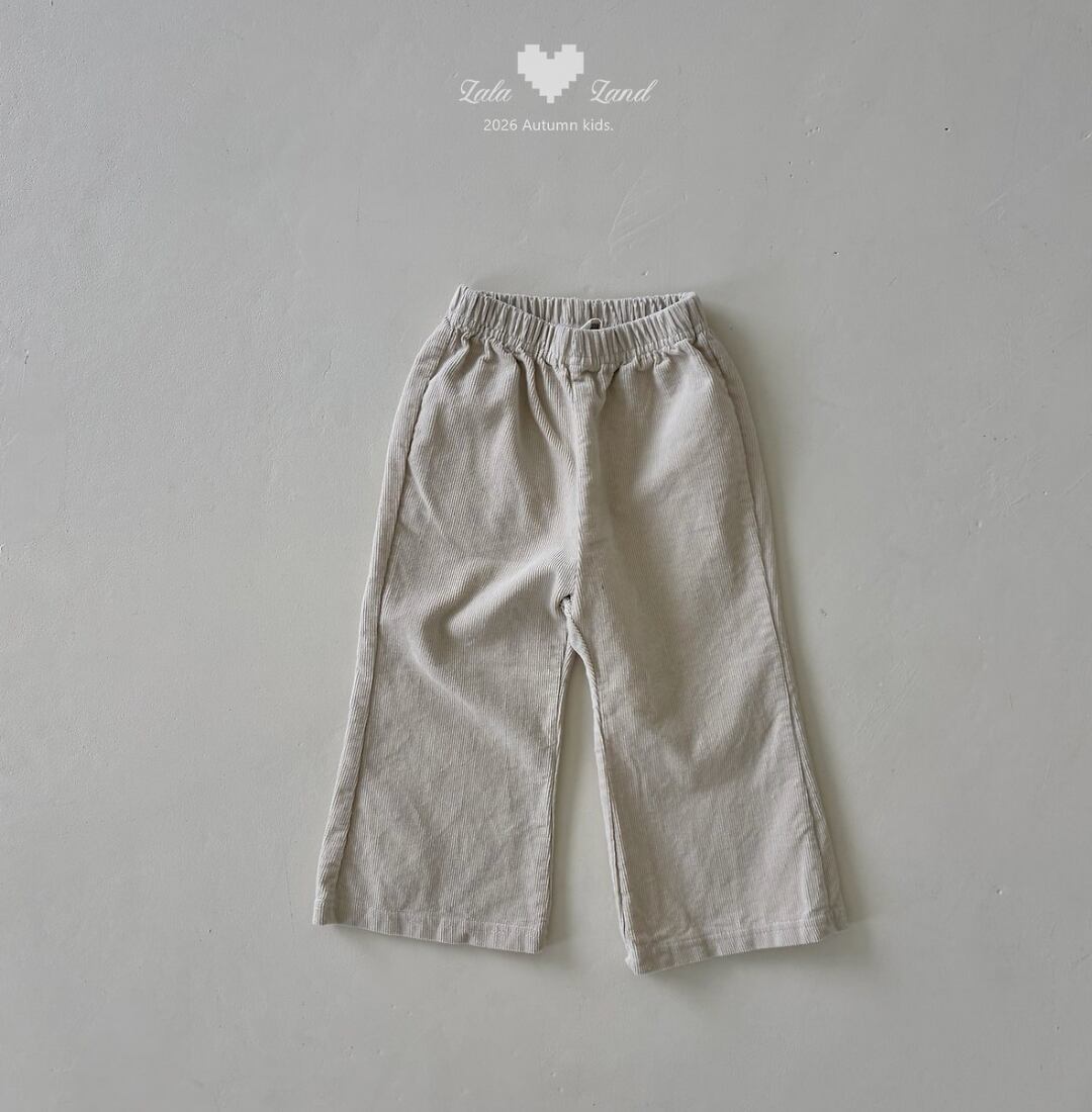 送料無料【予約】/  kidsビビブーツカットパンツ /lalaland