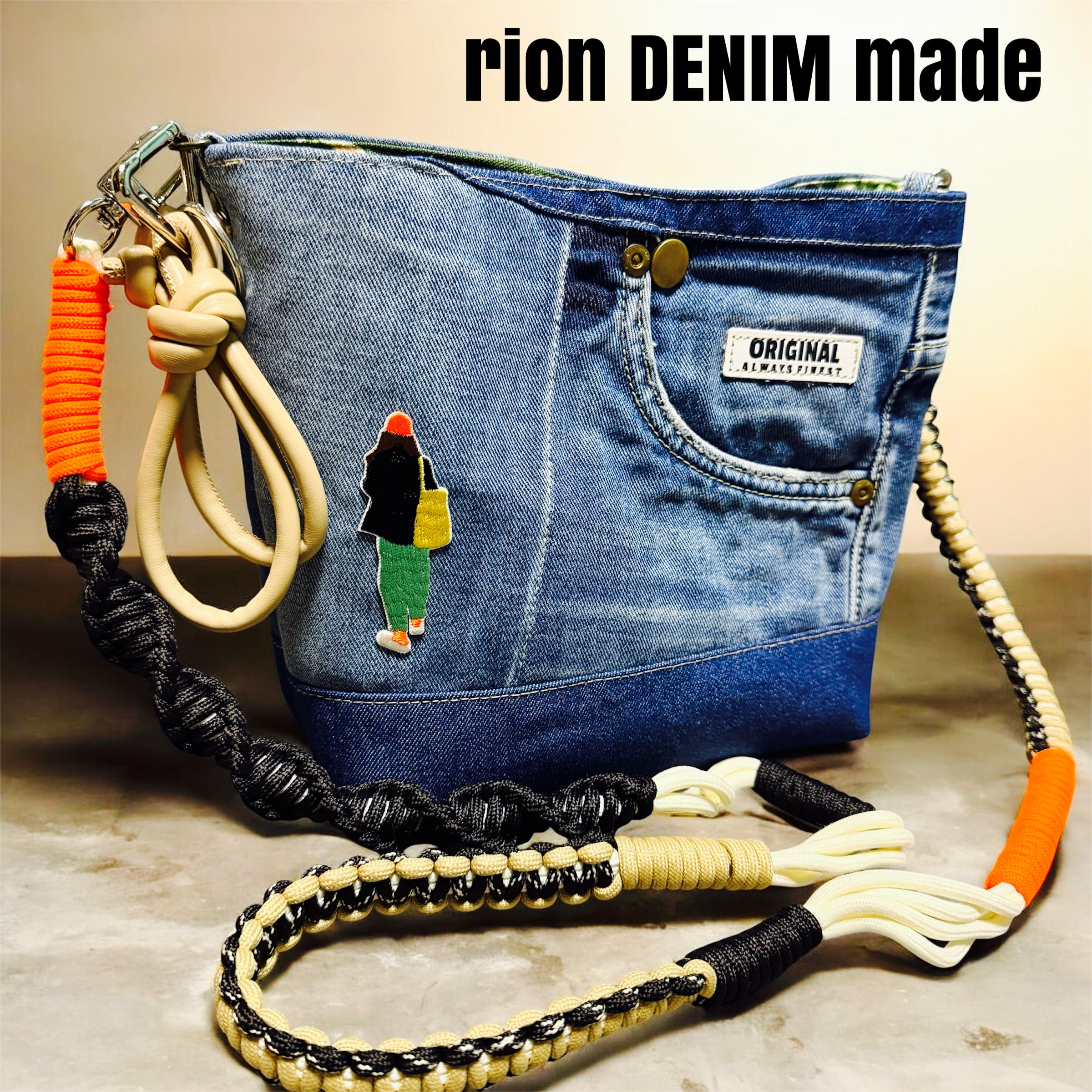 フリルショルダーウォレット デニム | riondenim