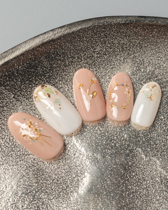 #54 dryflower nail chip / sweet pink