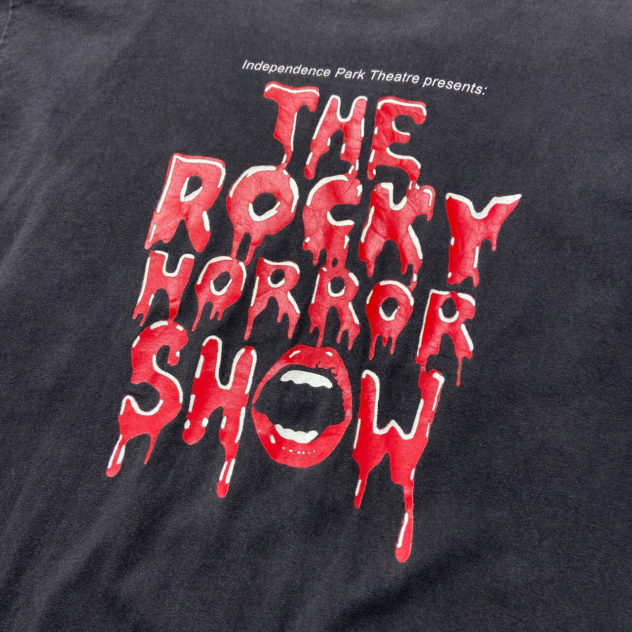 00年代 THE ROCKY HORROR SHOW ミュージカル バックプリントT 00年代 THE ROCKY HORROR SHOW ミュージカル バックプリントT