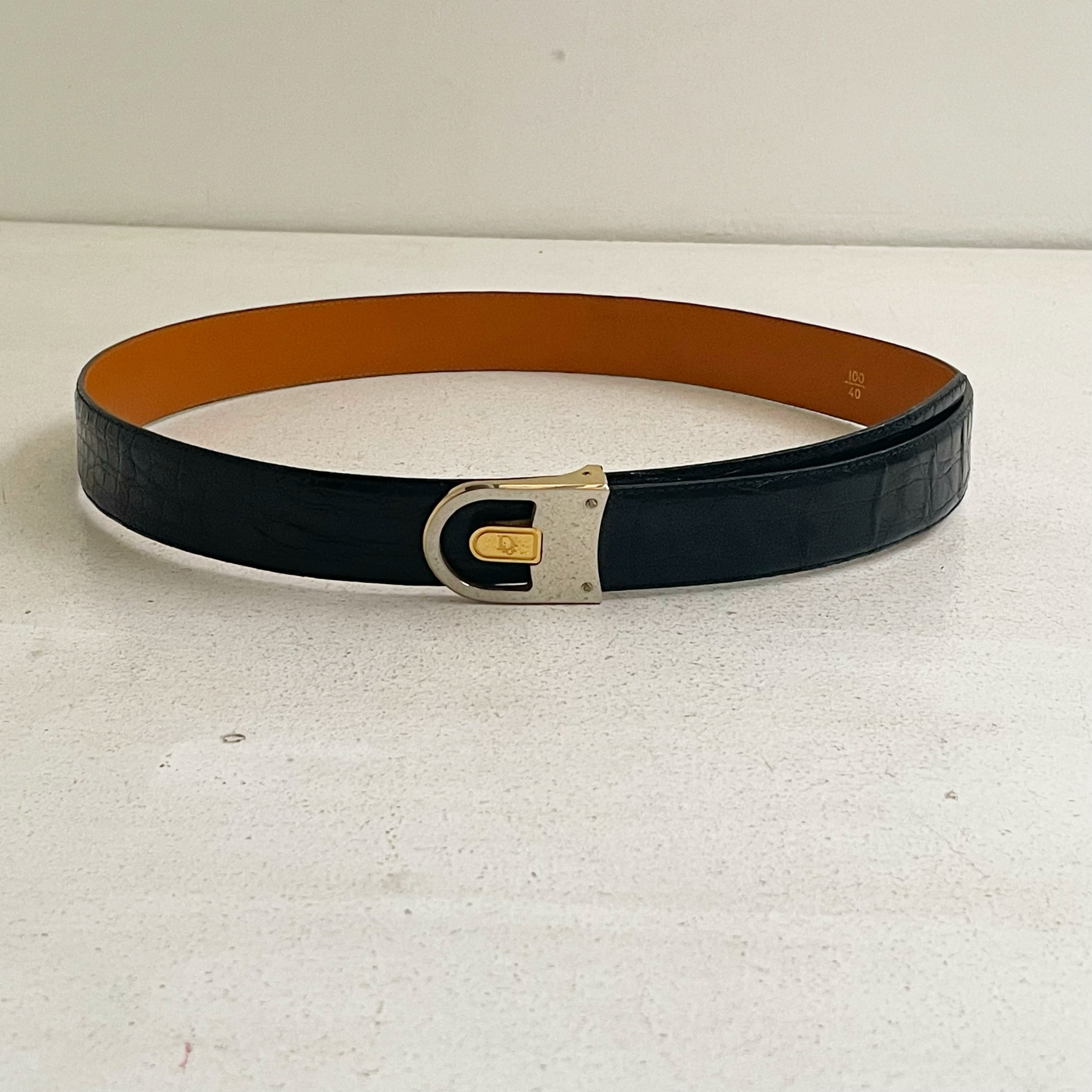 Christian Dior buckle leather belt | TOKYO LAMPOON online shop