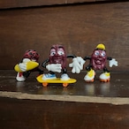 【3set】1980s California Raisins PVC Figure カリフォルニアレーズンズ