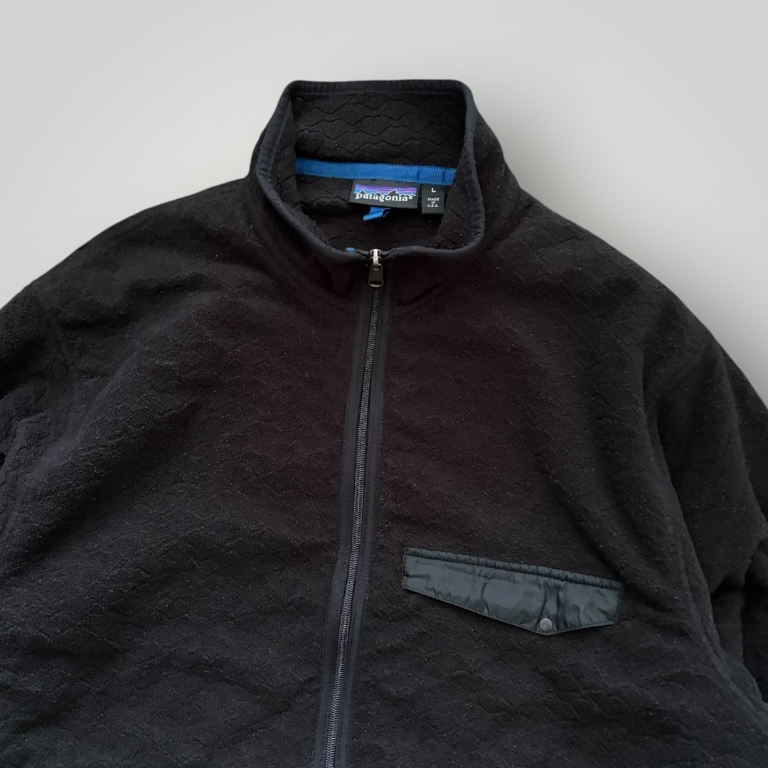 USA製 91s Patagonia Synchilla 3D Zip T-Neck BLK L | Aim vintage