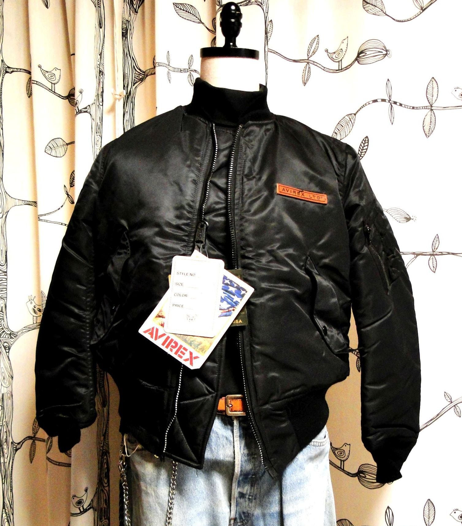 90's アビレックス MA-1 フライトジャケット SIZE-S AVIREX Made in