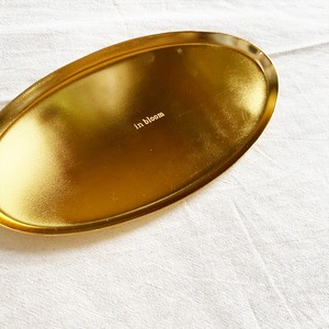 In bloom oval tray