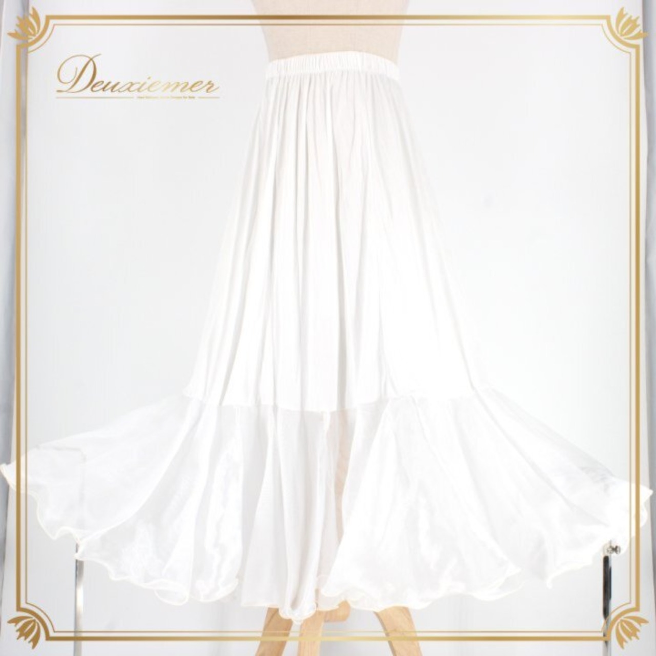 社交ダンス 衣装 スタンダード スカート パニエ ペチコート レッスンウェア レディース prima boutique スタンダード ホワイト系 白 無地 フリル 差し色 シンプル ボリューム スカート単品 スタンダード衣装 ふんわり オールホワイト系 ボリューム感 レッスン用 練習用 ダンスウェア 女性用 ゴムウエスト 伸縮性あり 重ね着 コーディネート プラスワンアイテム