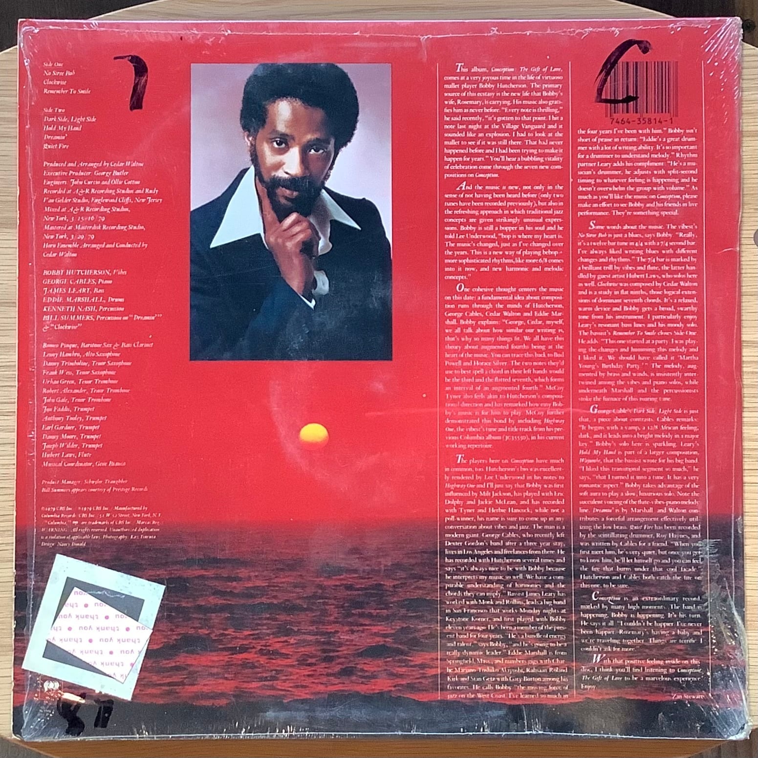 BOBBY HUTCHERSON / CONCEPTION: THE GIFT OF LOVE | Plastic Soul Records