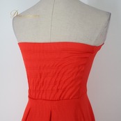 フラダンス 衣装 ワンピース ドレス レッド系 B-PLUS 華やか 鮮やか 上品 無地 ハワイアン アロハ フラ ダンス レッスン 練習 シンプル 大人っぽい フレアスカート かわいい おしゃれ 高級感 エレガント マキシドレス フェミニン 柄なし きれいめ