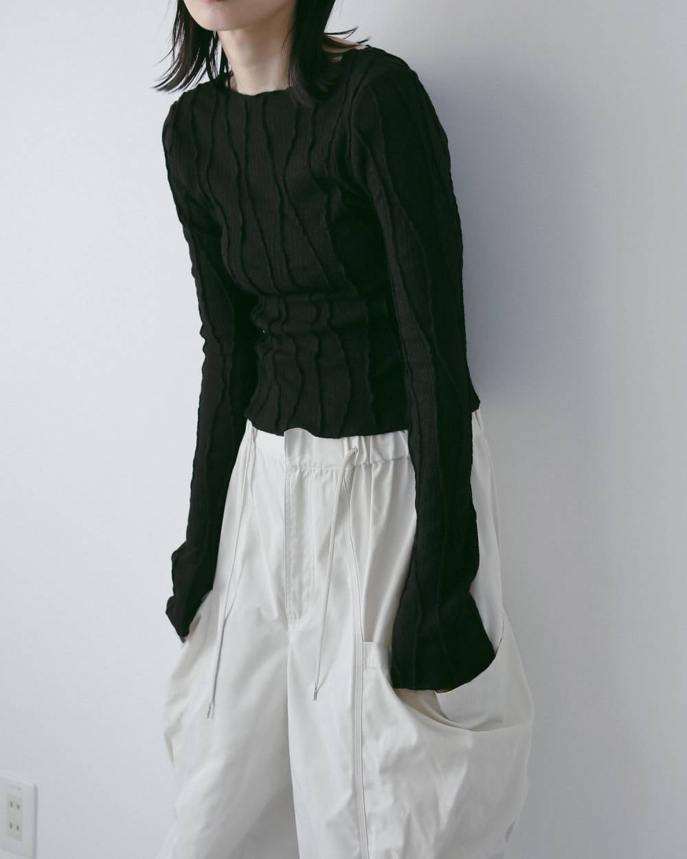 anuke 】Random Pintuck Tops | valance 福井｜レディース セレクト