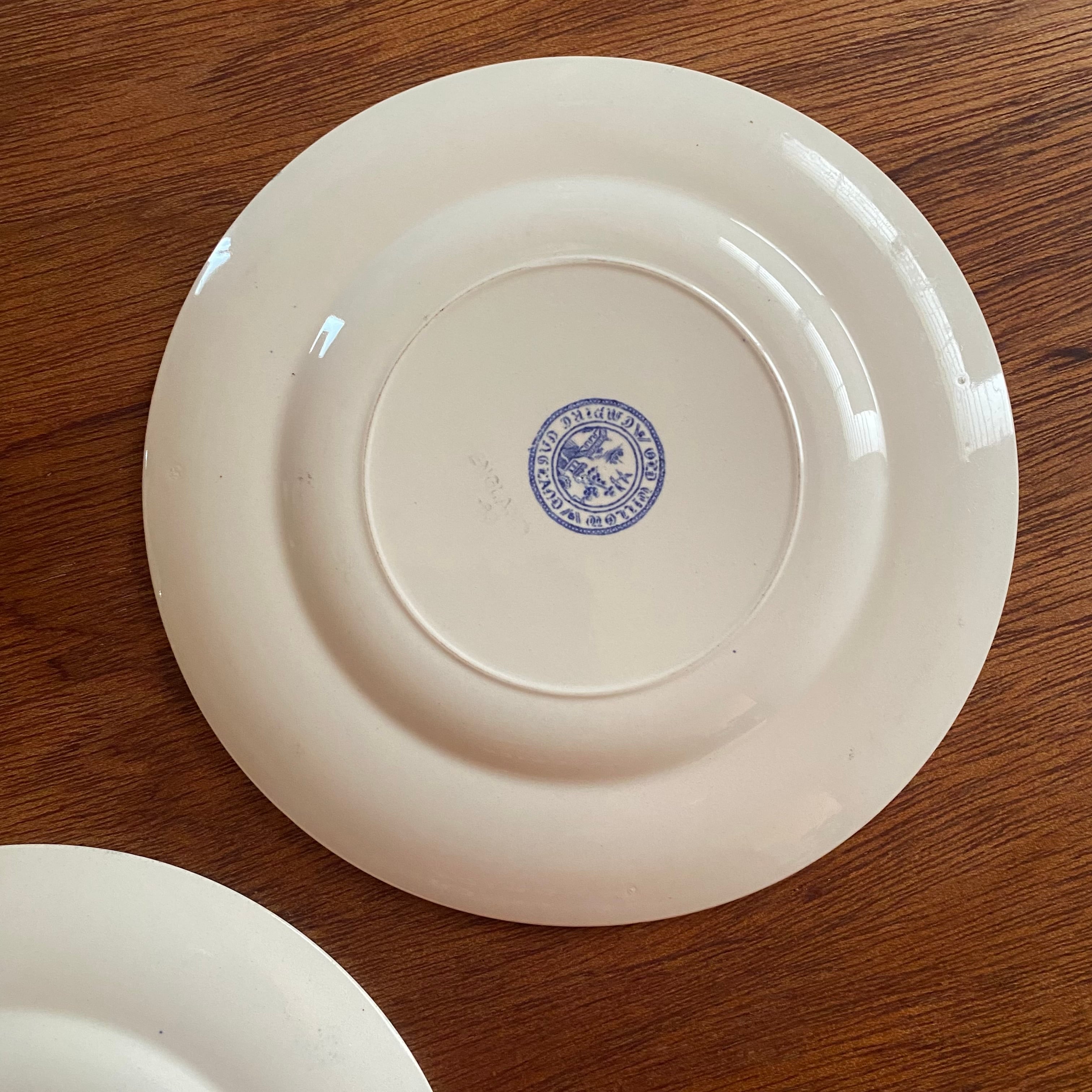 ブルーウィローの平たいケーキ皿 | Say it with Lucy's