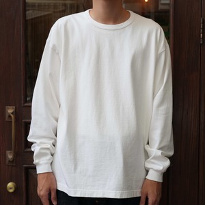 FOUNDOUR (ファウンダ) 25AW "LONG SLEEVE FADE TEE SHIRT" -WHITE-