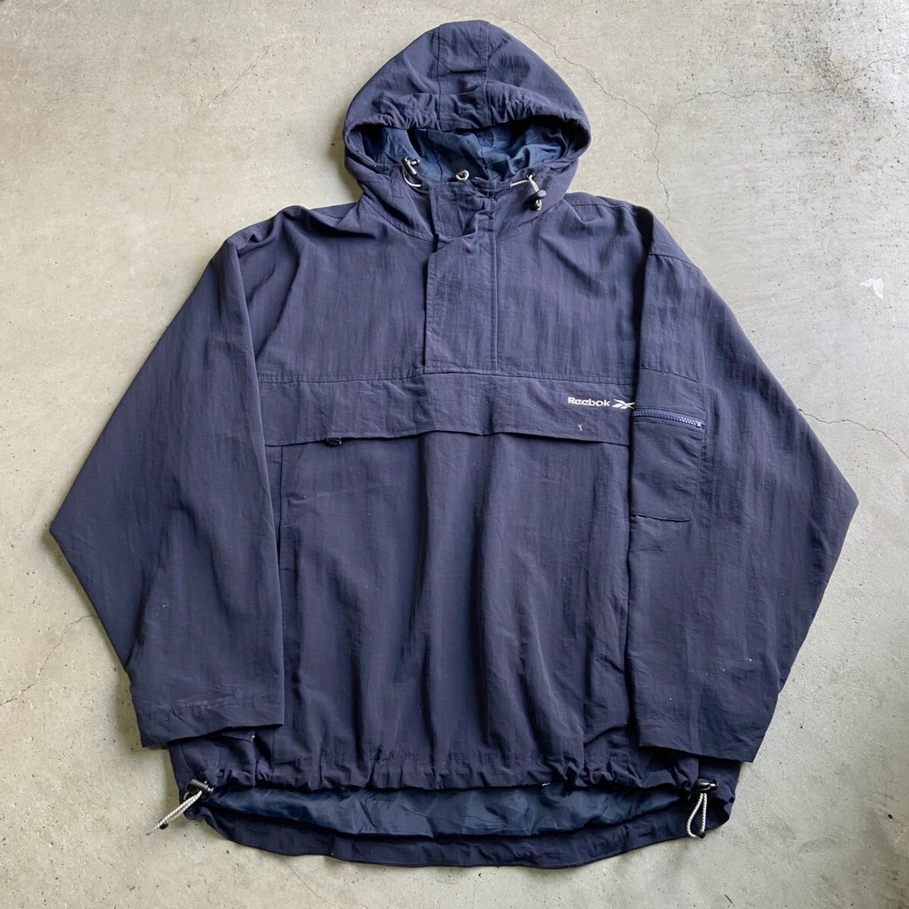 Reebok リーボック アノラックパーカー ナイロンジャケット メンズL 