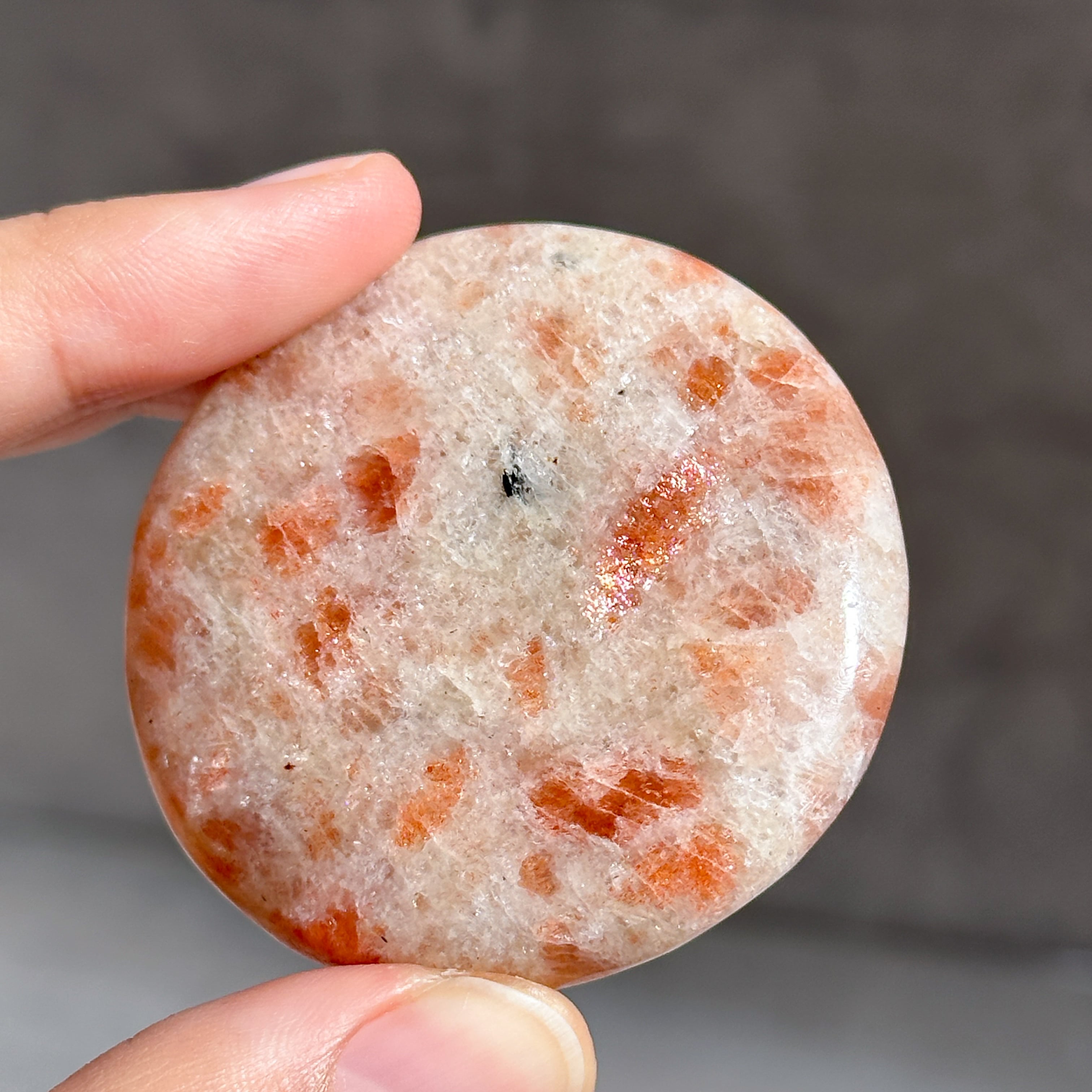 サンストーン パーム 62◇ Sun Stone ◇ 天然石・鉱物・パワーストーン