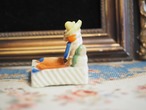 小さなトレイ ロバと帽子の男の子 ヴィンテージ 画像4