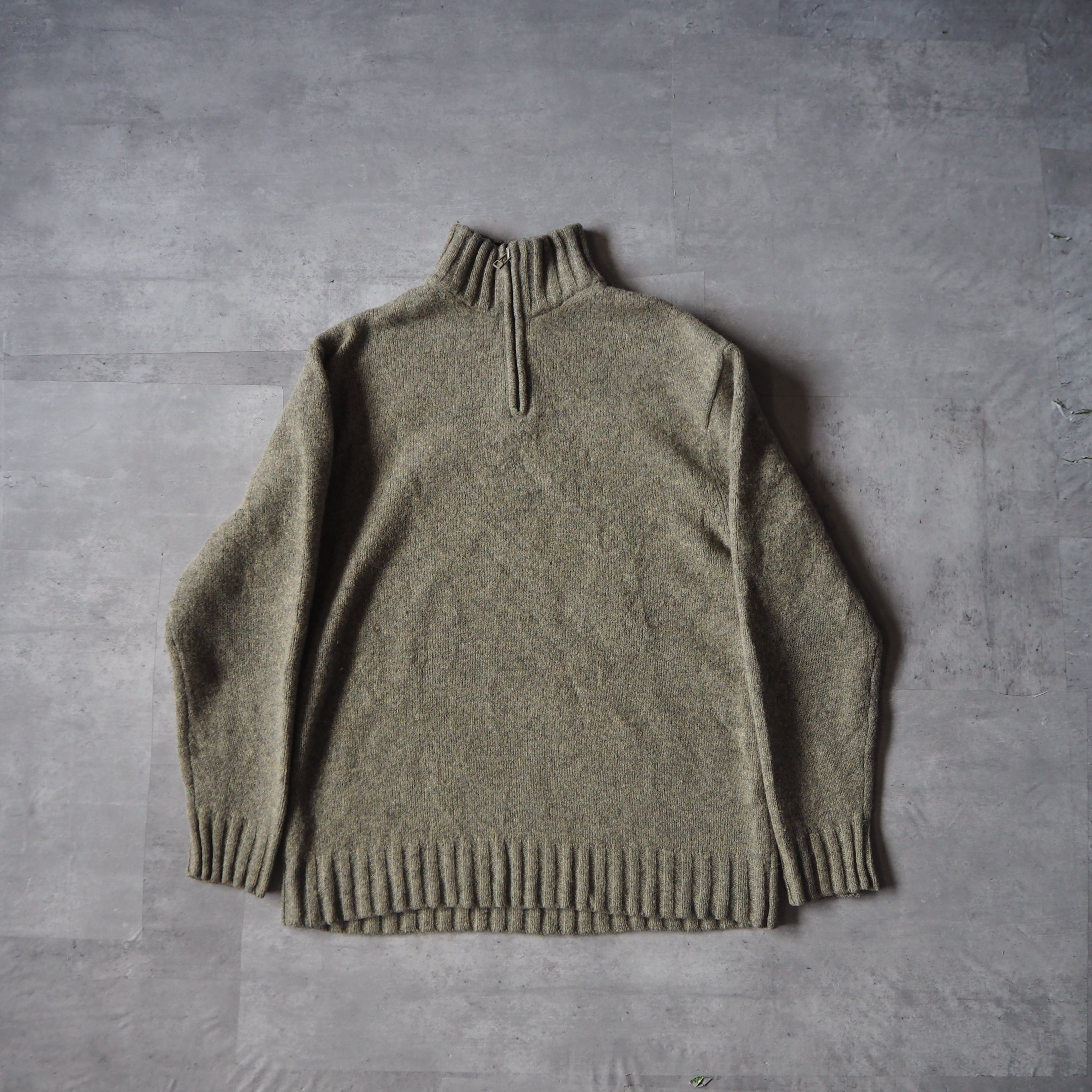 00s “GAP” high neck half zip wool knit 00年代 ギャップ ハーフ