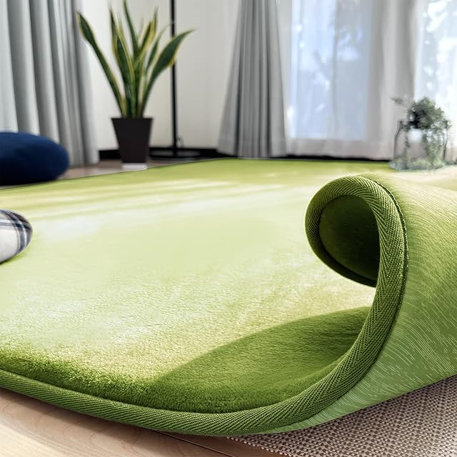 アイリスオーヤマ 緑　グリーン　ピスタチオ　ラグ カーペット　低反発 アイリスオーヤマ 緑 グリーン ピスタチオ ラグ カーペット 低反発