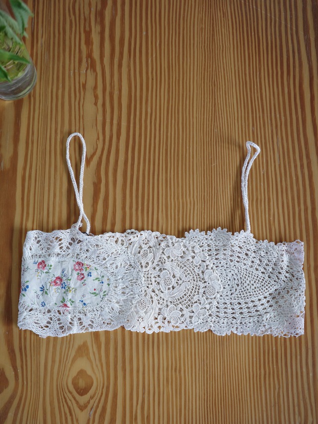 <vintage>remake lace bustier A