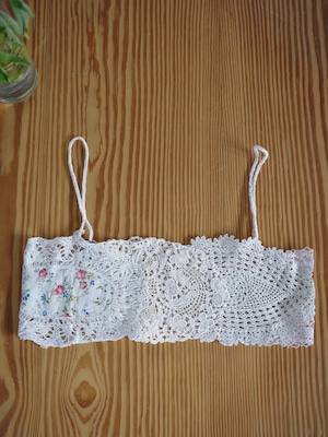 <vintage>remake lace bustier A
