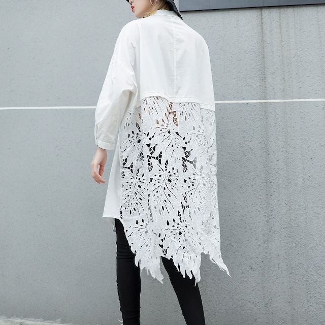 Back Design Long Shirt 2Colors M-203