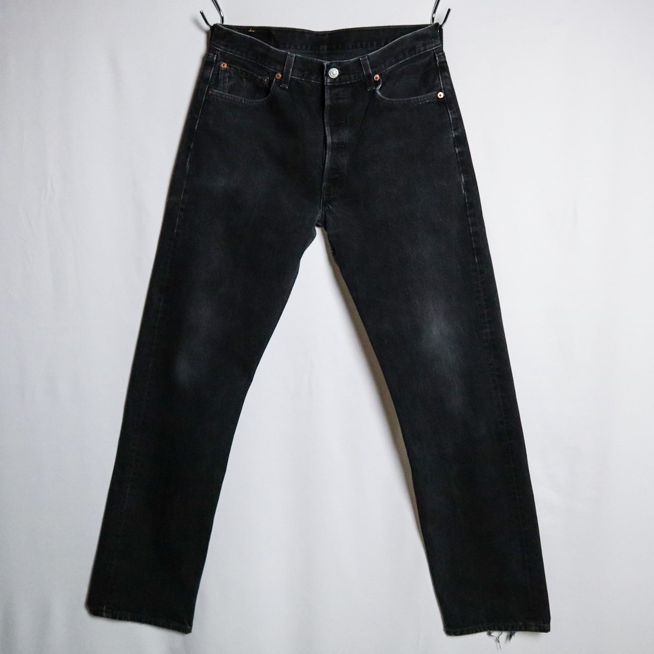 90s Levi's 501 MADE IN USA BLACK リーバイス ブラックデニム 後染め 