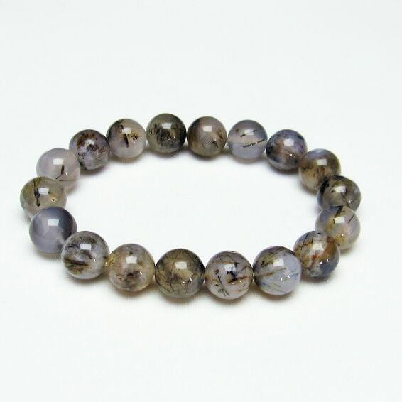 ルチルインアゲート ブレスレット 12mm [M便 1/10] 111-11140