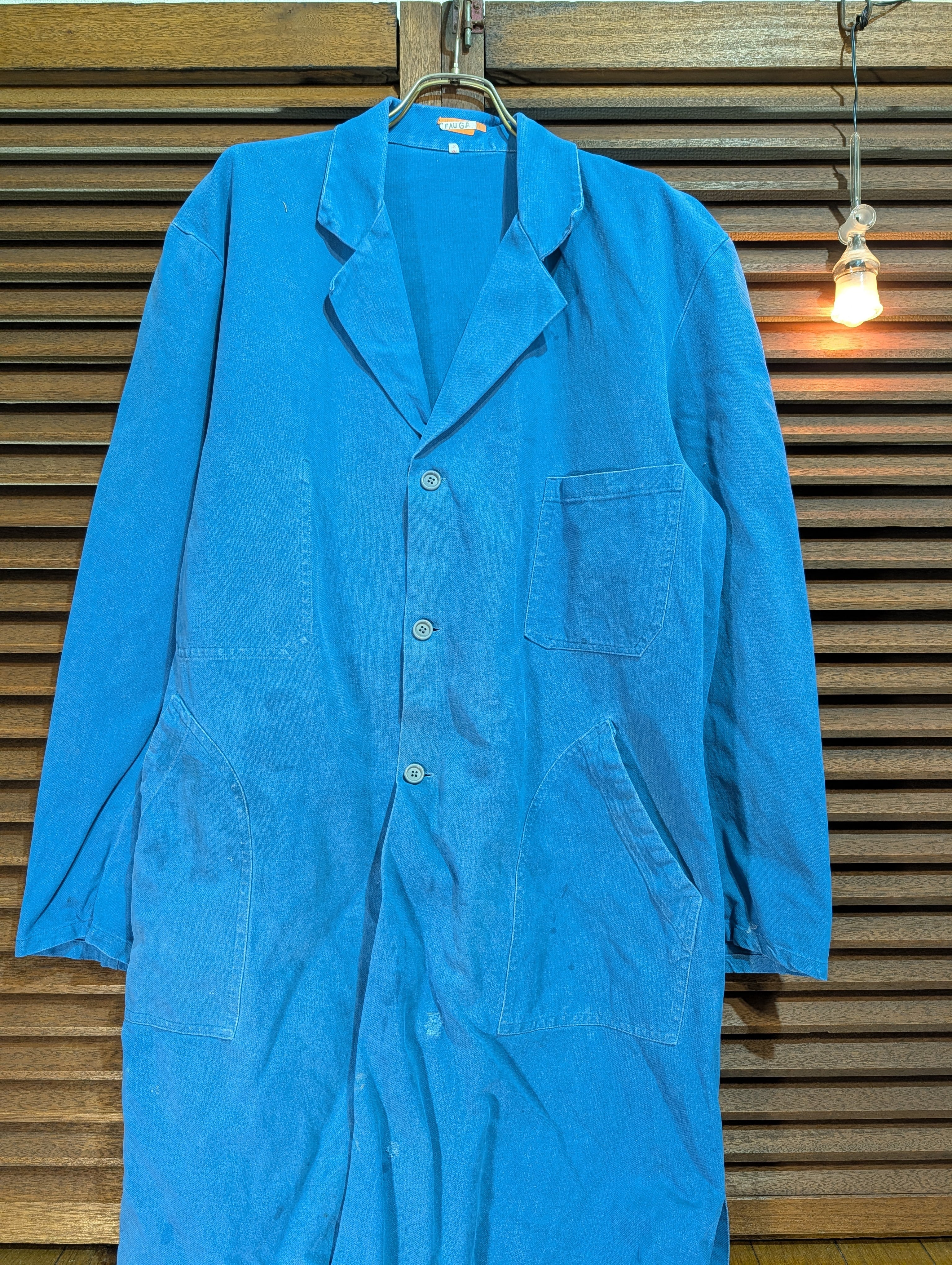 60-70s France Cotton Work Coat