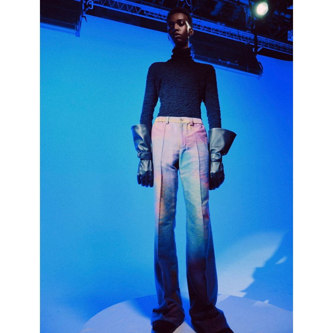 TAAKK NOISE JACQUARD PANTS (MULTI) TA22AW-PT054 | IAAAM ONLINE STORE