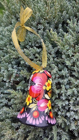 クリスマスデコレーション　ベル1点のみ（ティモシェンコ作）