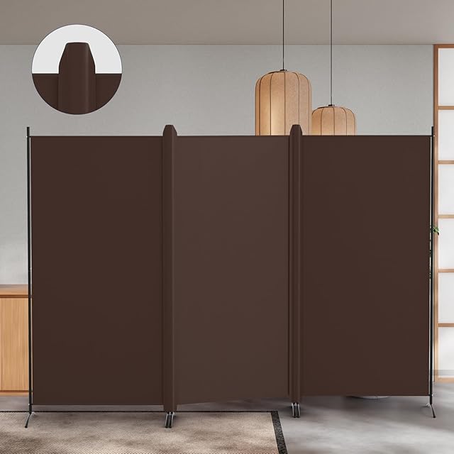 特価】Kokorona パーテーション 間仕切り 6連 カバーストリップ付き 高