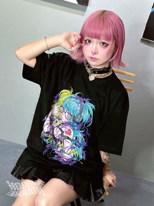 【HOODIE】x KUUA collaboration 26 T/S BLACK