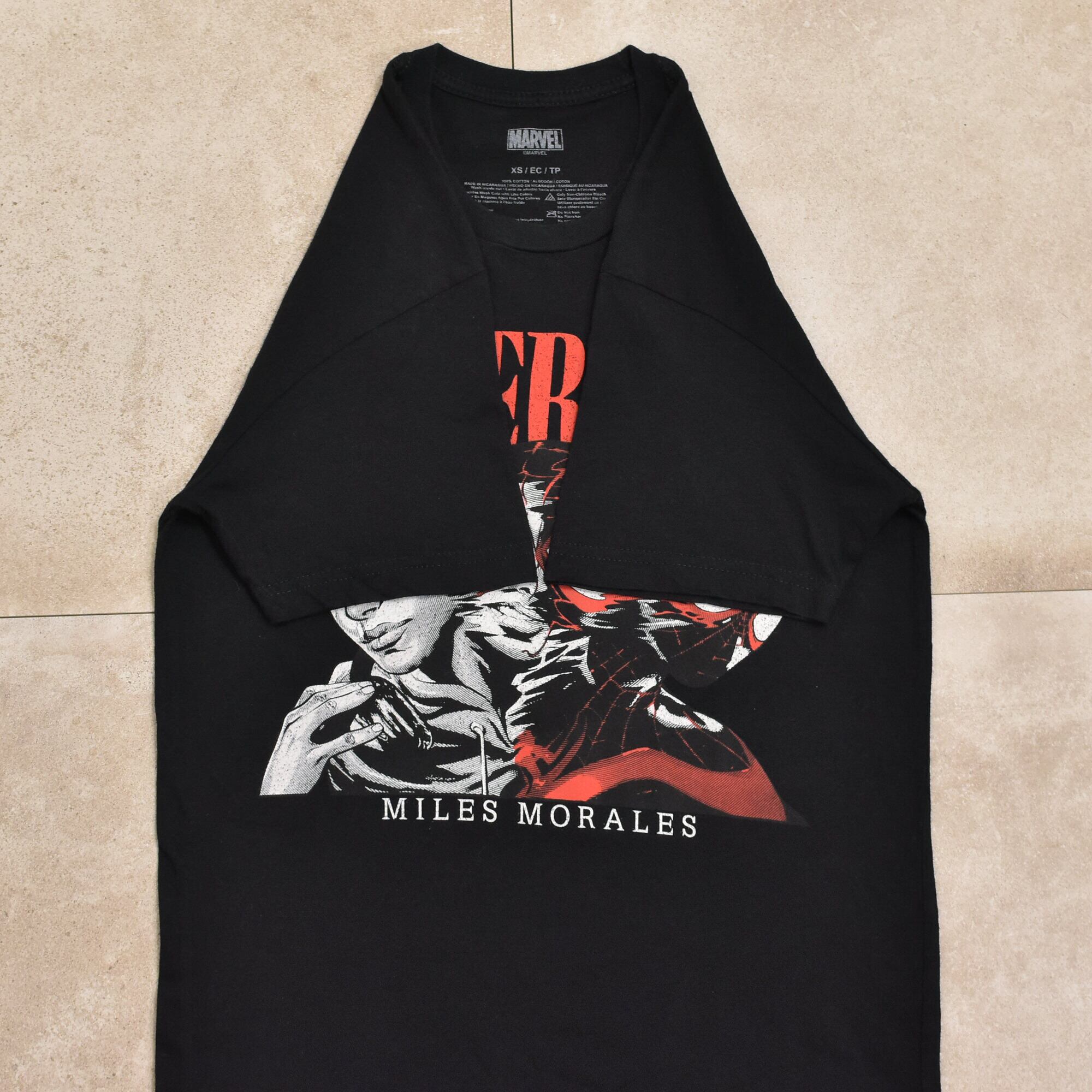 MARVEL SPIDER-MAN Miles Morales T-shirt | 古着屋 grin days memory