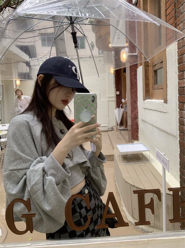 セーター ルーズショートスリーブトップス シャツ ロング 半袖 ハーフスリーブ ガールズファッション75564128564