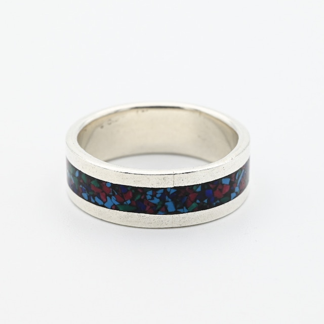 Crushed Multi Stone Inlay Ring #11.0 / USA