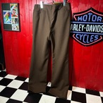 70s〜80s Vintage スラックス　ブラウン　ピンストライプ　TALONジップ